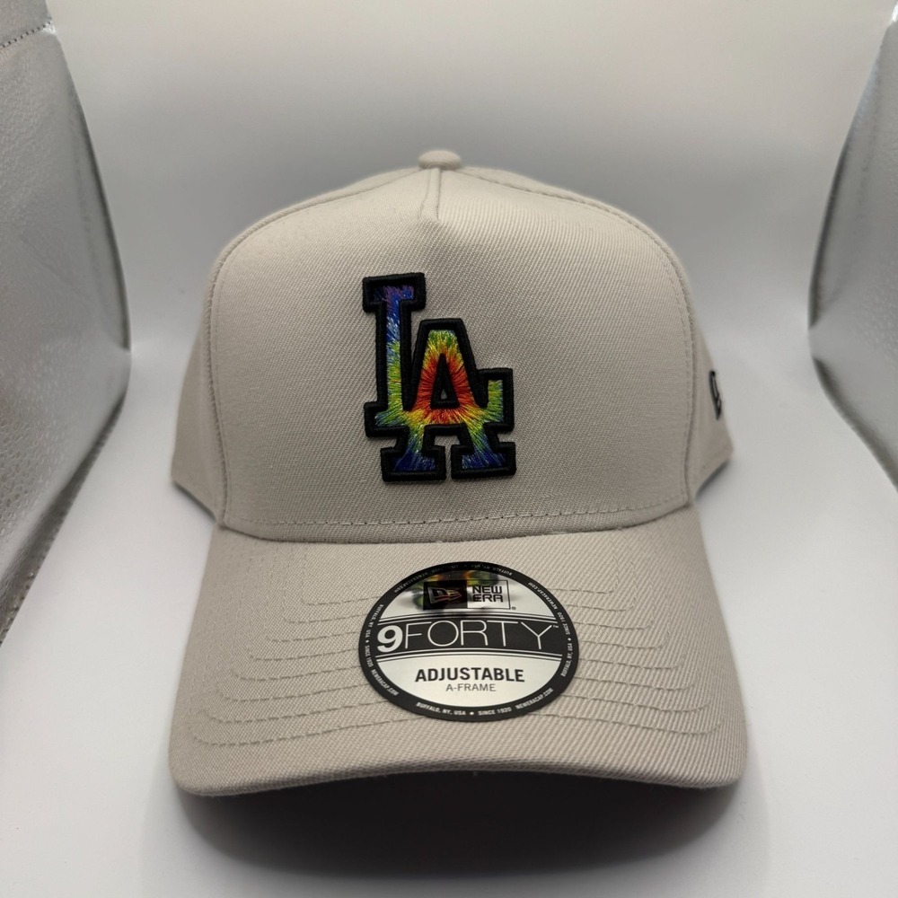 New Era 9Forty Los Angeles Dodgers Tan A Frame Snapback Hat